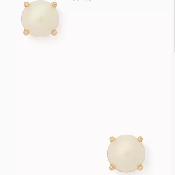 Kate Spade  Pearl gumdrop Studs earrings - Picture 1 of 5